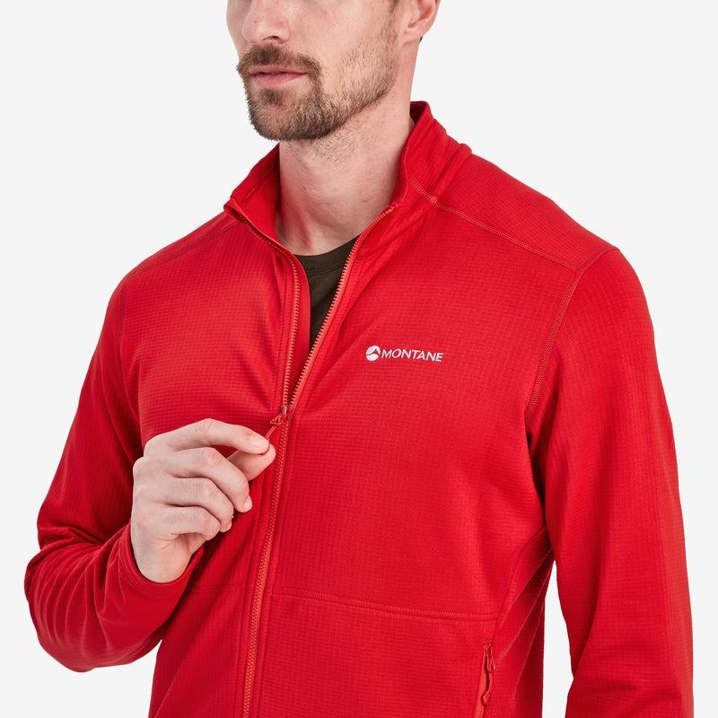 Montane Protium Fleecejacken Herren Rot | PHX437RS