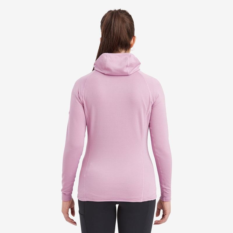 Montane Protium Lite Mit Kapuze Pull On Fleece Damen Grau Lila | YAJ8580OU