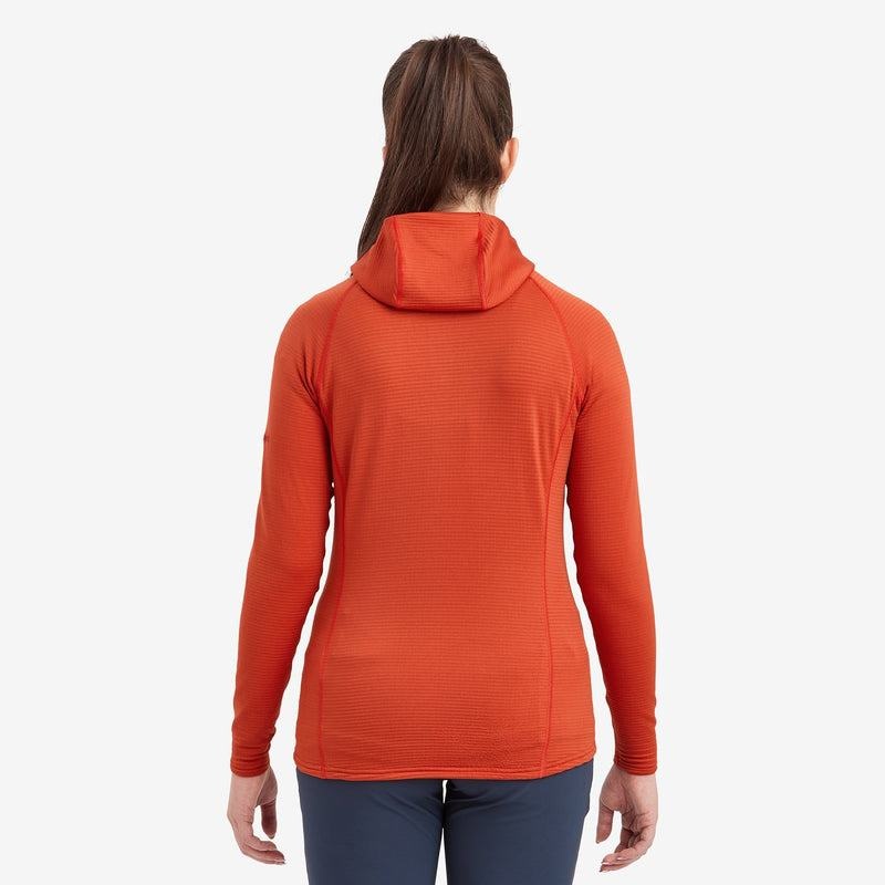 Montane Protium Lite Mit Kapuze Pull On Fleece Damen Orange Rot | HED9924QO