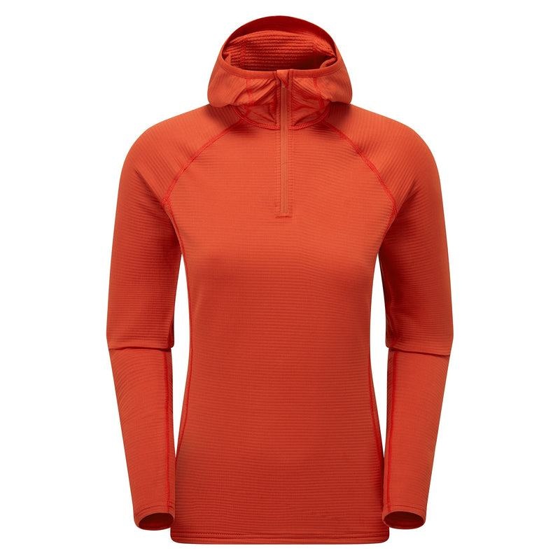 Montane Protium Lite Mit Kapuze Pull On Fleece Damen Orange Rot | HED9924QO