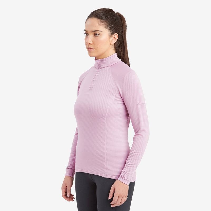 Montane Protium Lite Pull On Fleece Damen Grau Lila | KQK7866EE