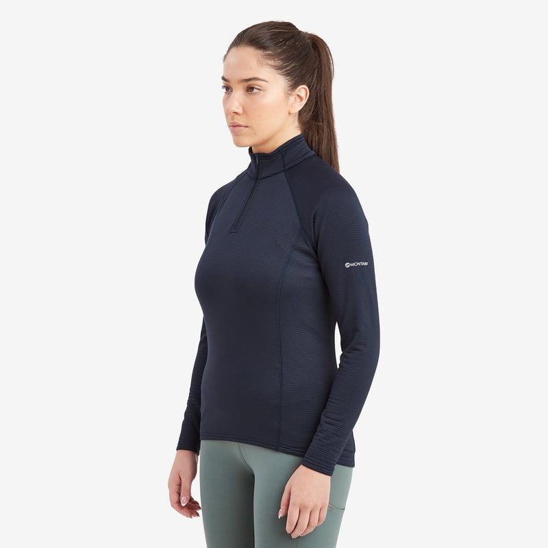 Montane Protium Lite Pull On Fleece Damen Dunkelblau | ISP9683FY