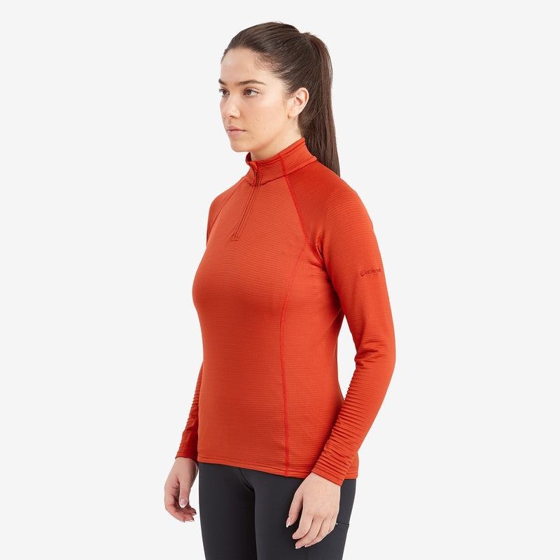 Montane Protium Lite Pull On Fleece Damen Orange Rot | LRJ5921PW