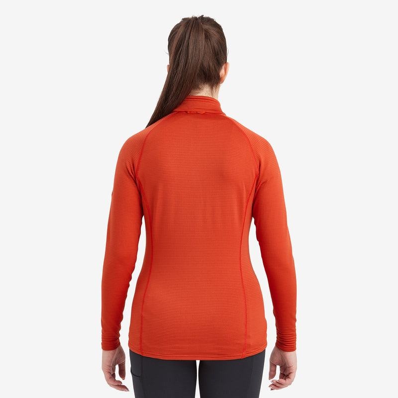 Montane Protium Lite Pull On Fleece Damen Orange Rot | LRJ5921PW