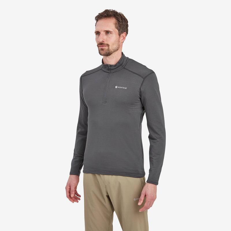 Montane Protium Lite Pull On Fleece Herren Dunkelgrau | PFM2329QO