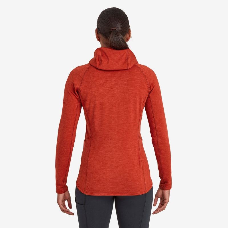 Montane Protium Mit Kapuze Fleecejacken Damen Orange Rot | RZS424CV