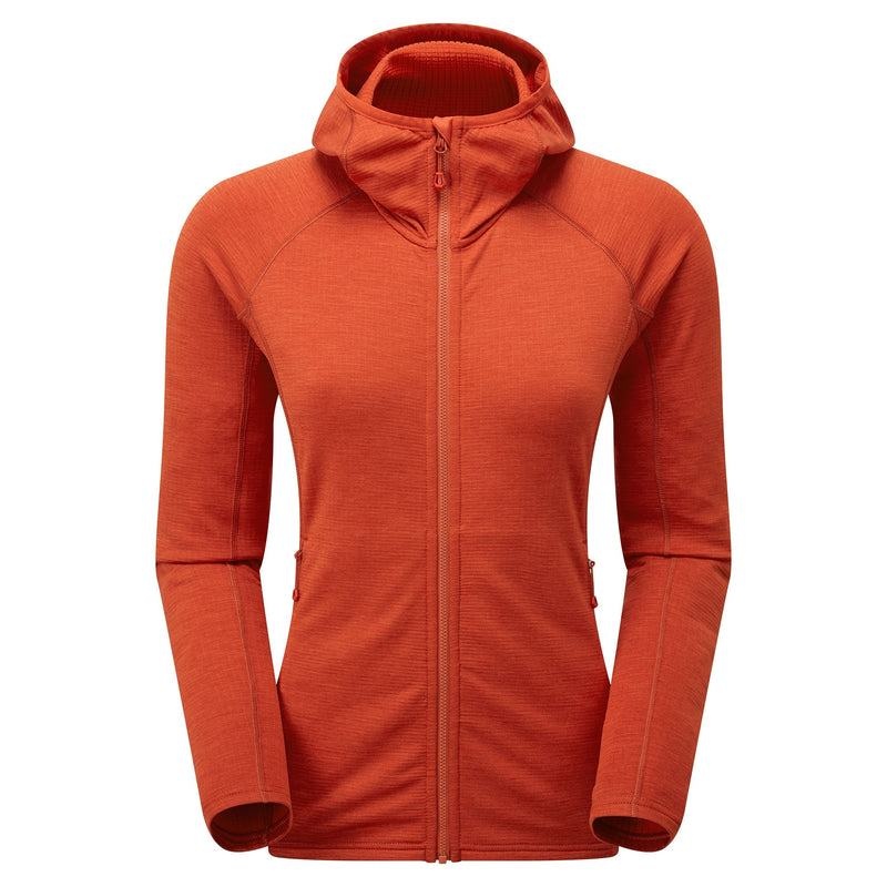 Montane Protium Mit Kapuze Fleecejacken Damen Orange Rot | RZS424CV