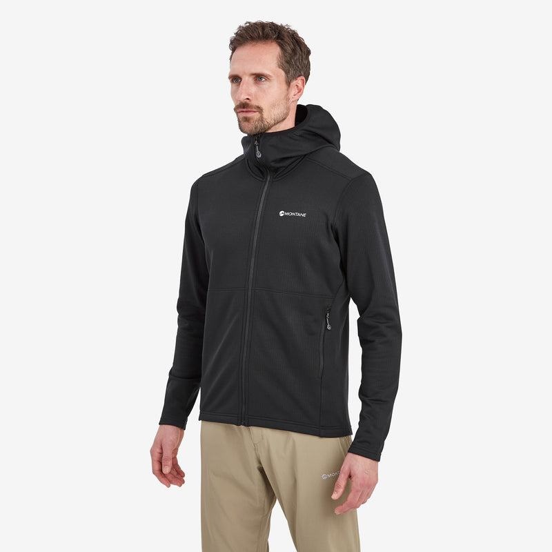 Montane Protium Mit Kapuze Fleecejacken Herren Schwarz | KJS782HT