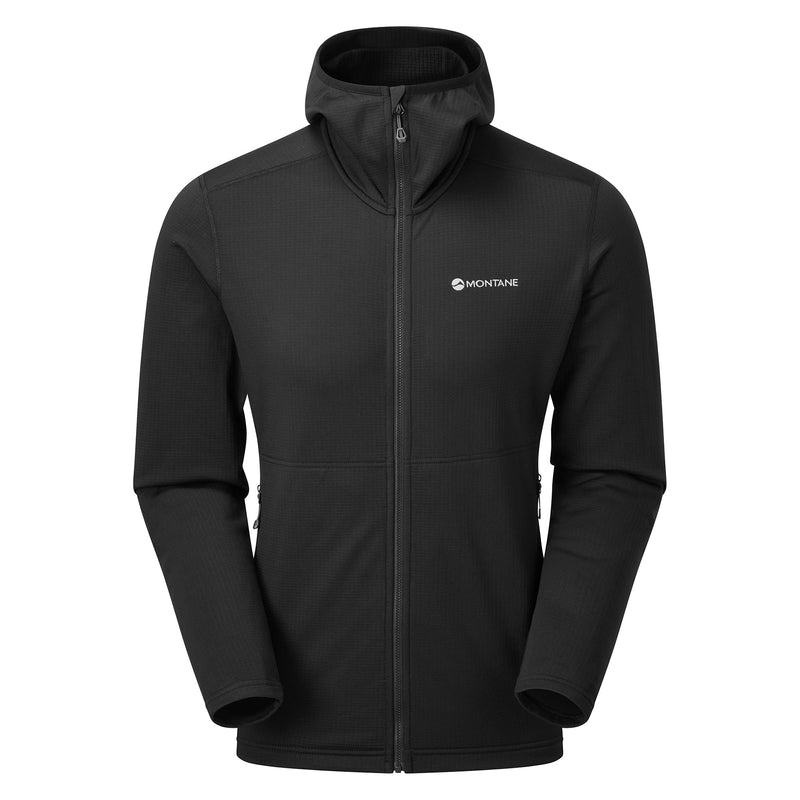 Montane Protium Mit Kapuze Fleecejacken Herren Schwarz | KJS782HT