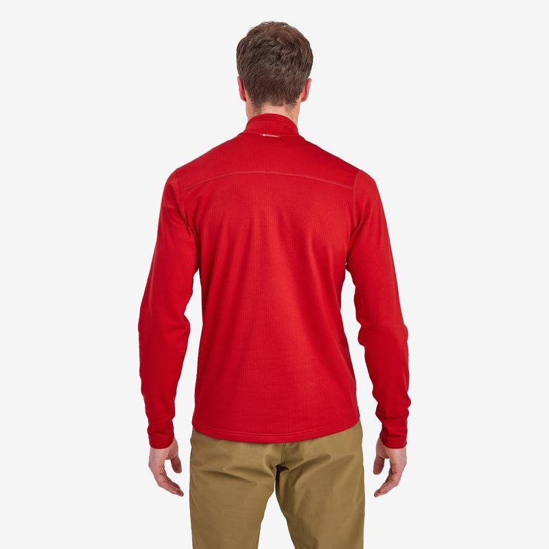 Montane Protium Pull On Fleece Herren Rot | DOY53100AO