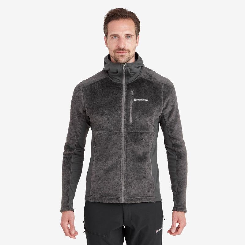 Montane Protium XPD Mit Kapuze Fleecejacken Herren Dunkelgrau | BNK7446LE