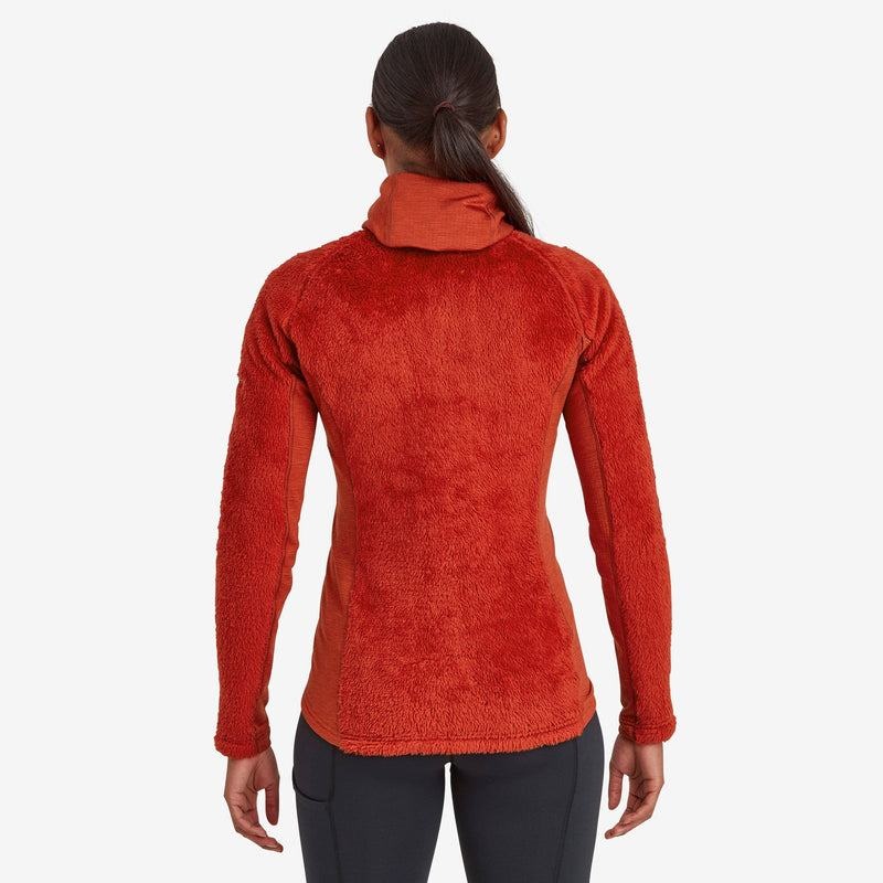 Montane Protium XPD Mit Kapuze Fleecejacken Damen Orange Rot | UEQ472QQ