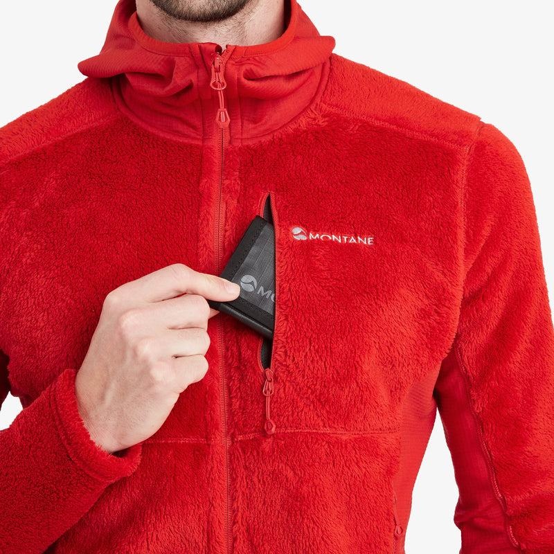 Montane Protium XPD Mit Kapuze Fleecejacken Herren Rot | UDA6713PY