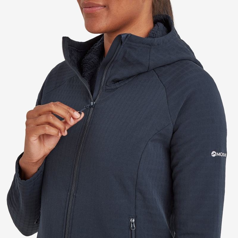 Montane Protium XT Mit Kapuze Fleecejacken Damen Dunkelblau | OEY2246RT