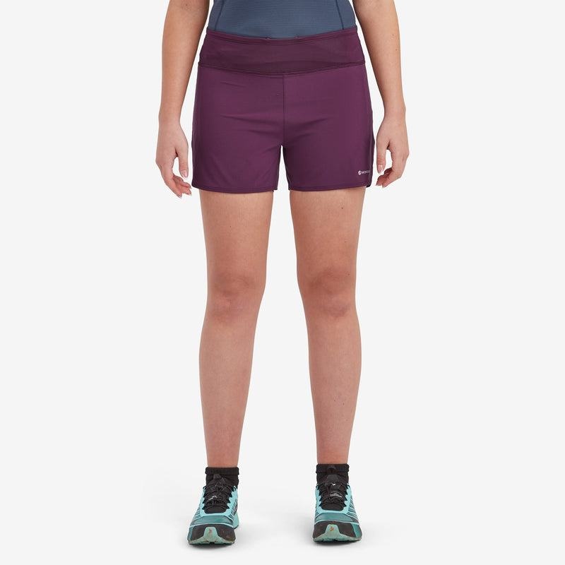 Montane Slipstream Twin Skin Trail Lauf Kurze Hose Damen Lila | USY5076EN