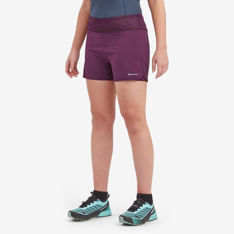 Montane Slipstream Twin Skin Trail Lauf Kurze Hose Damen Lila | USY5076EN