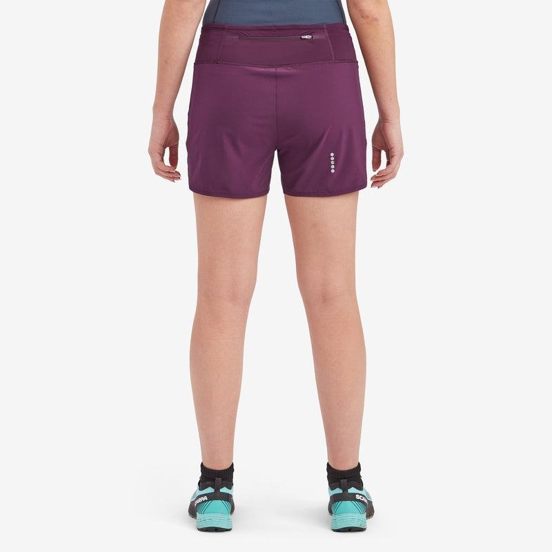 Montane Slipstream Twin Skin Trail Lauf Kurze Hose Damen Lila | USY5076EN