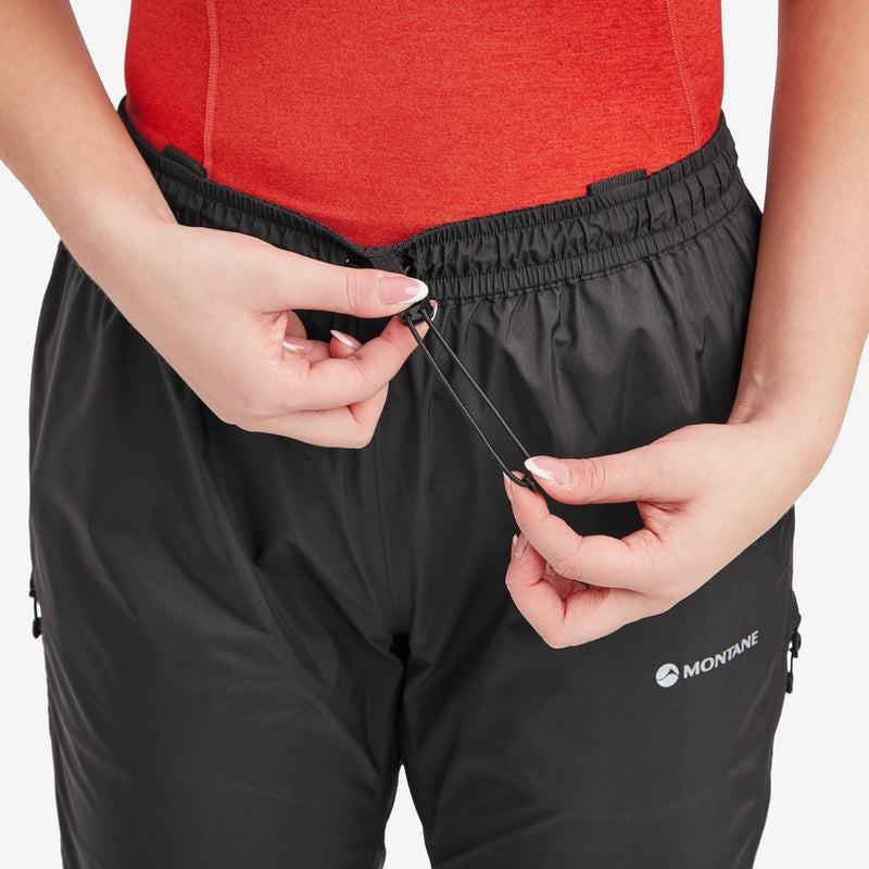 Montane Spirit Lite Wasserdichte Hosen Damen Schwarz | PAB9197ZQ