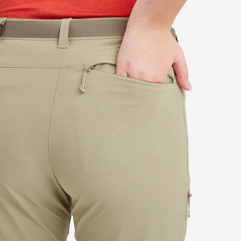 Montane Terra Stretch Hosen Damen Khaki | BET5814DU