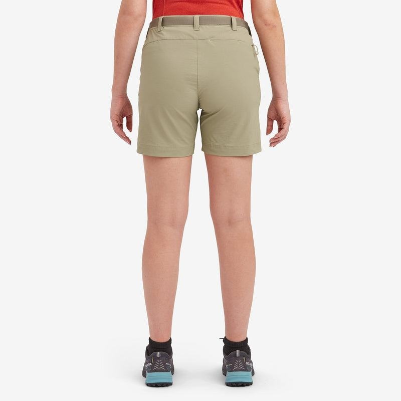 Montane Terra Stretch Lite Kurze Hose Damen Khaki | REG8041ZW