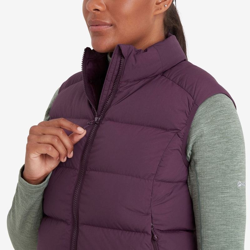 Montane Tundra Down Weste Damen Lila | NUP8076BG