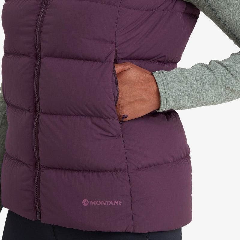 Montane Tundra Down Weste Damen Lila | NUP8076BG